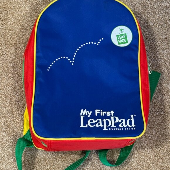 Bundle LeapFrog My First Leap Pad Learning System Backpack 3 Book Cartridge 2004 - Picture 7 of 8